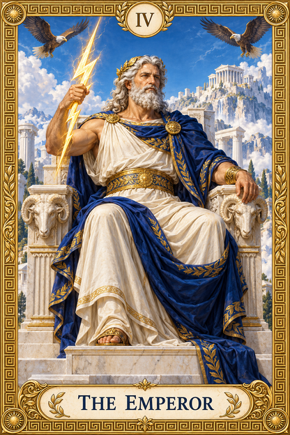 🔮 Mythic Olympus Tarot — 78 Greek Mythology Cards + Guidebook ✨
