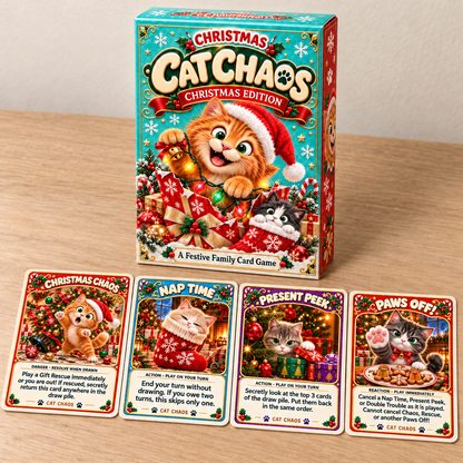 🎄💥 Christmas Exploding Kittens – Holiday Family Card Game