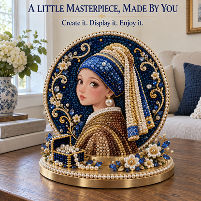 ✨DIY 3D Pearl Art Display Kit – Create Your Own Little Masterpiece 🎨